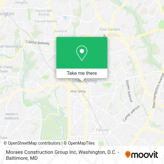 Moraes Construction Group Inc map