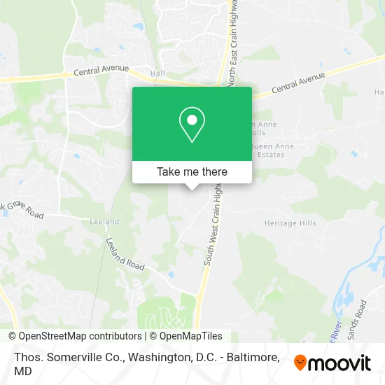 Thos. Somerville Co. map