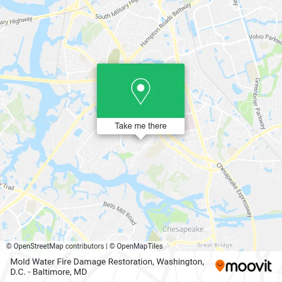 Mold Water Fire Damage Restoration map