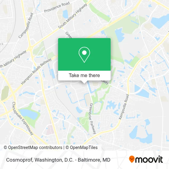 Cosmoprof map