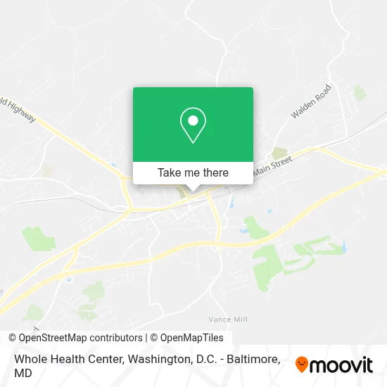 Whole Health Center map