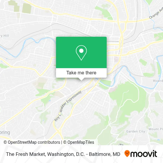 The Fresh Market map