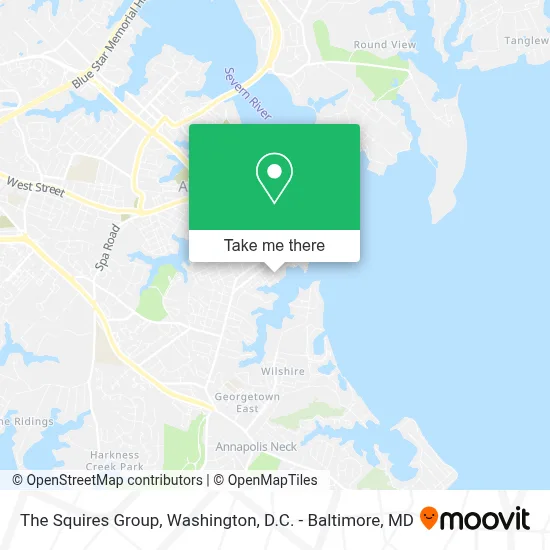 The Squires Group map