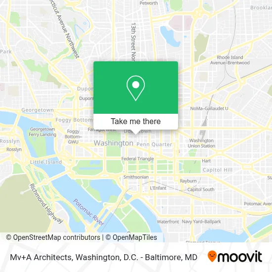 Mv+A Architects map