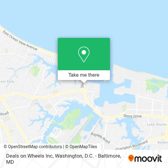 Deals on Wheels Inc map