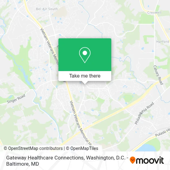 Gateway Healthcare Connections map