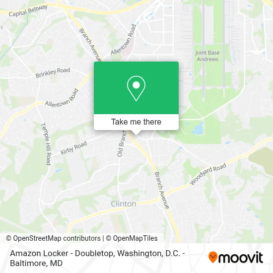 Amazon Locker - Doubletop map