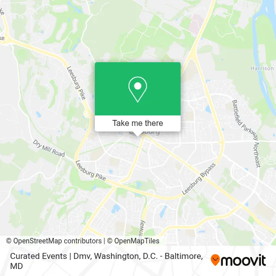 Curated Events | Dmv map
