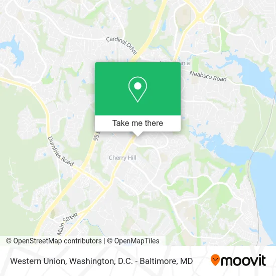 Western Union map