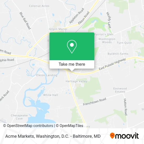 Acme Markets map