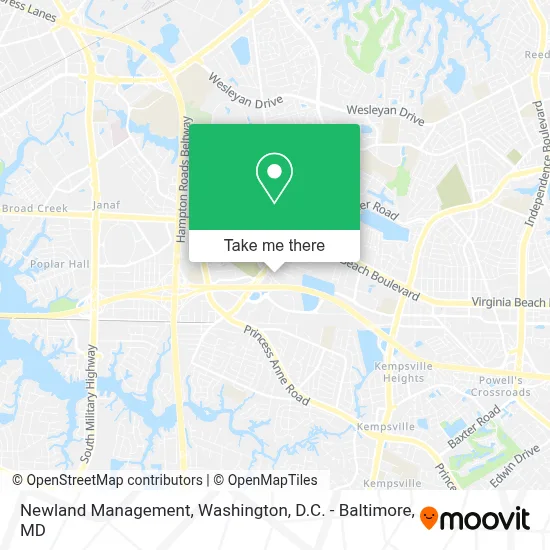 Newland Management map