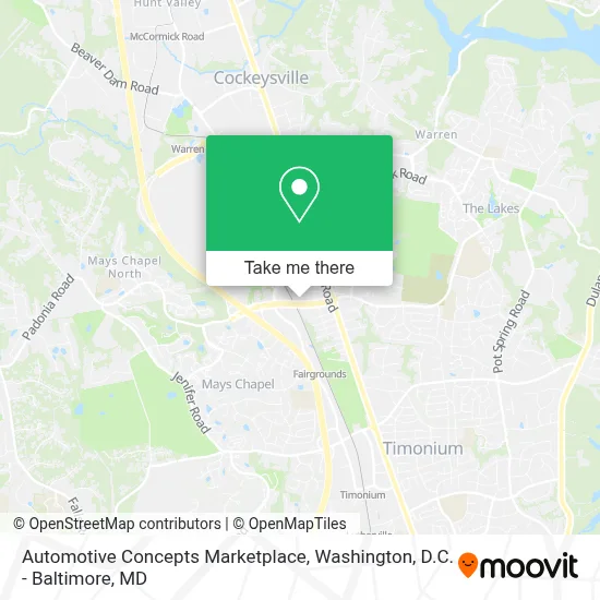 Automotive Concepts Marketplace map