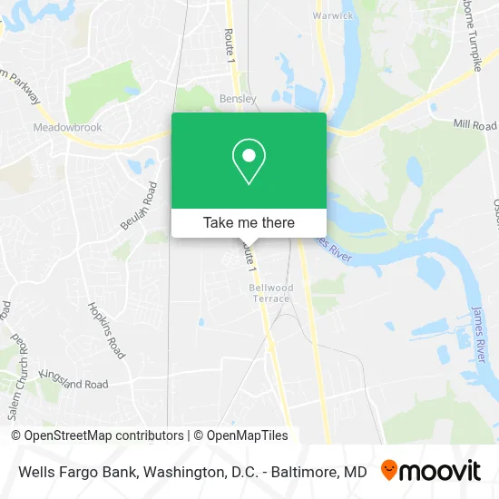 Wells Fargo Bank map