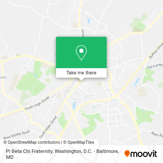 Pi Beta Chi Fraternity map
