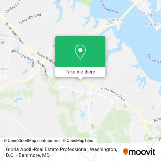 Gloria Abell -Real Estate Professional map
