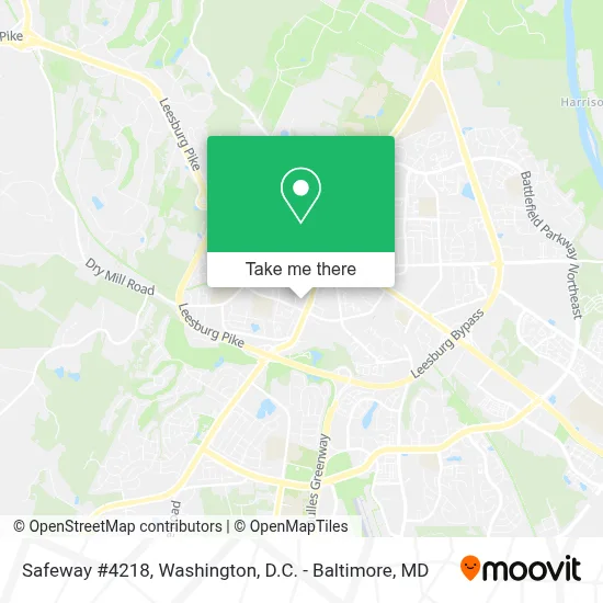 Safeway #4218 map