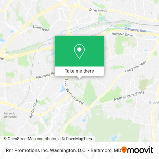 Rnr Promotions Inc map