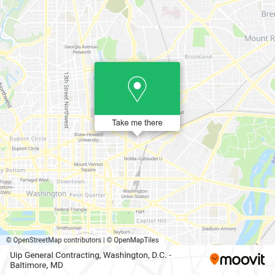 Uip General Contracting map