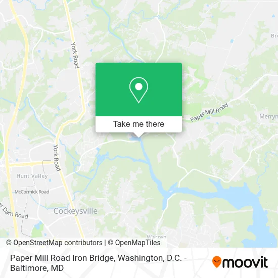 Paper Mill Road Iron Bridge map