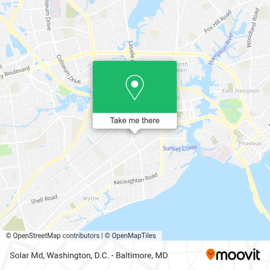 Solar Md map