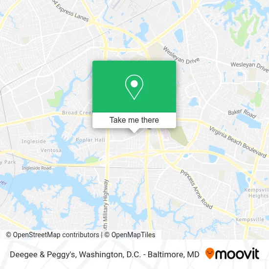 Deegee & Peggy's map