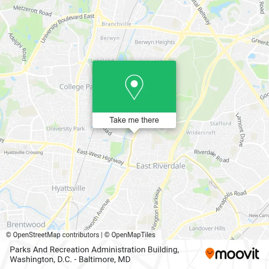 Parks And Recreation Administration Building map