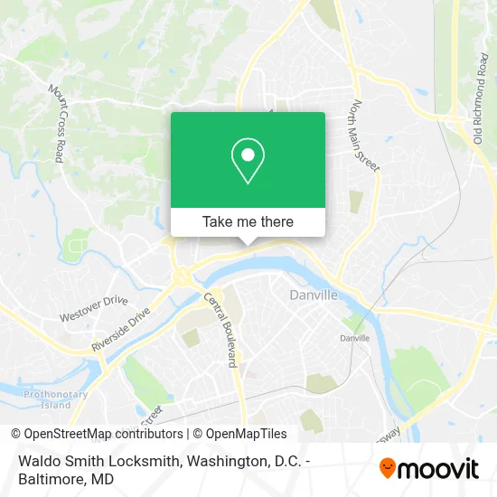 Waldo Smith Locksmith map