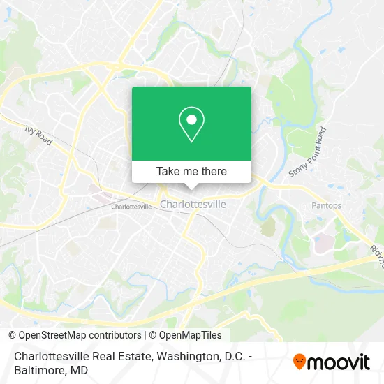 Charlottesville Real Estate map