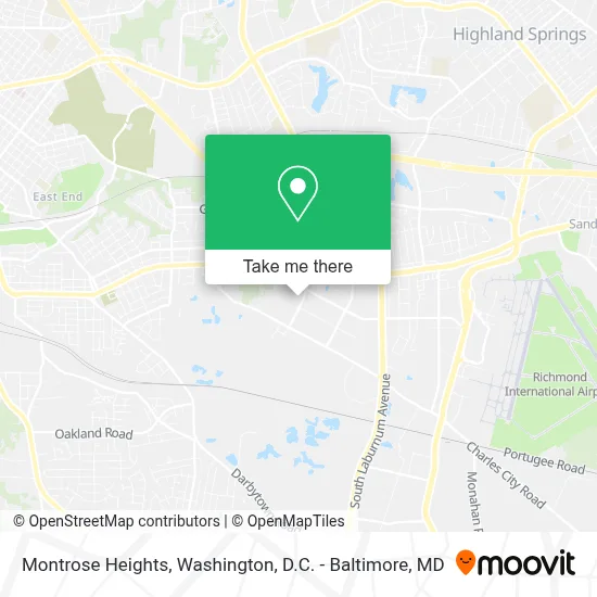 Montrose Heights map