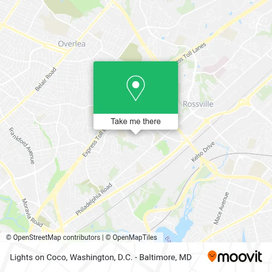 Lights on Coco map