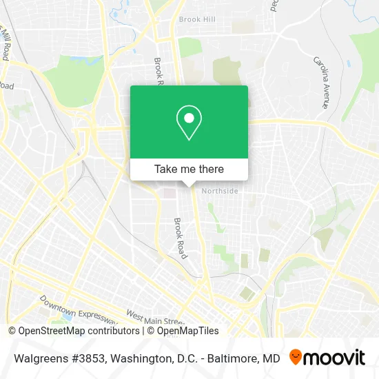 Walgreens #3853 map