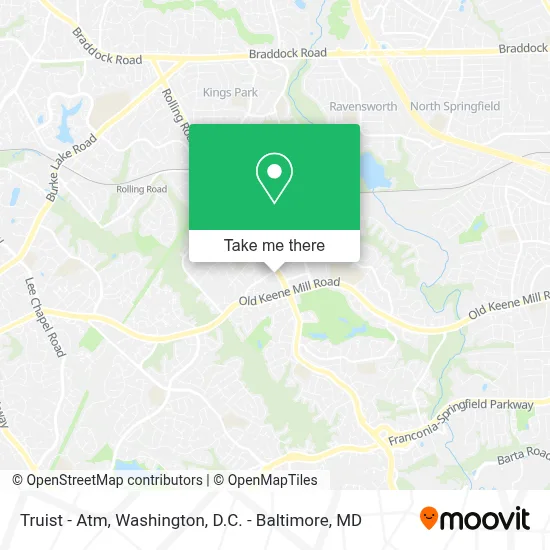Truist - Atm map
