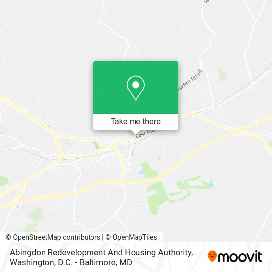 Abingdon Redevelopment And Housing Authority map