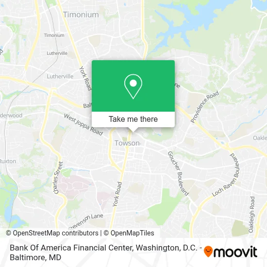 Bank Of America Financial Center map