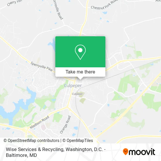 Wise Services & Recycling map