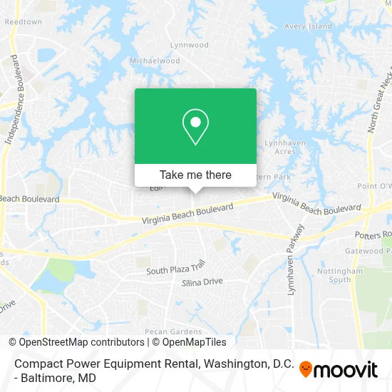 Compact Power Equipment Rental map