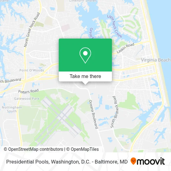 Presidential Pools map