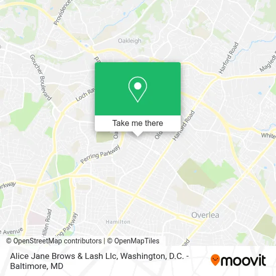 Alice Jane Brows & Lash Llc map