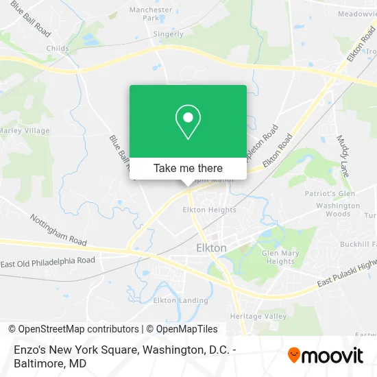 Enzo's New York Square map