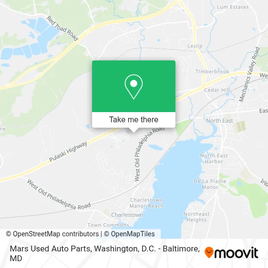 Mars Used Auto Parts map