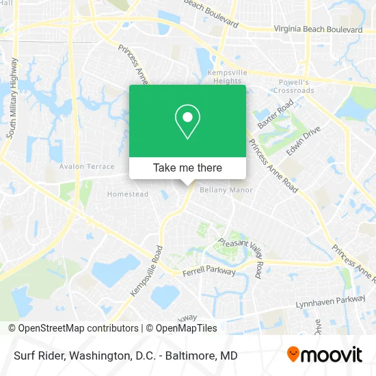 Surf Rider map