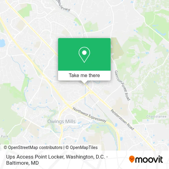 Ups Access Point Locker map