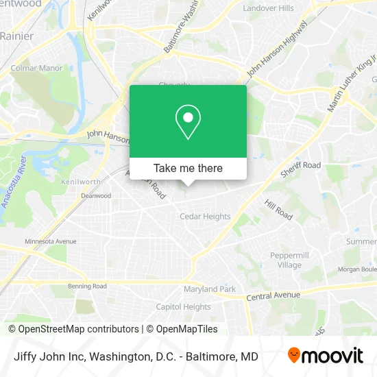 Jiffy John Inc map