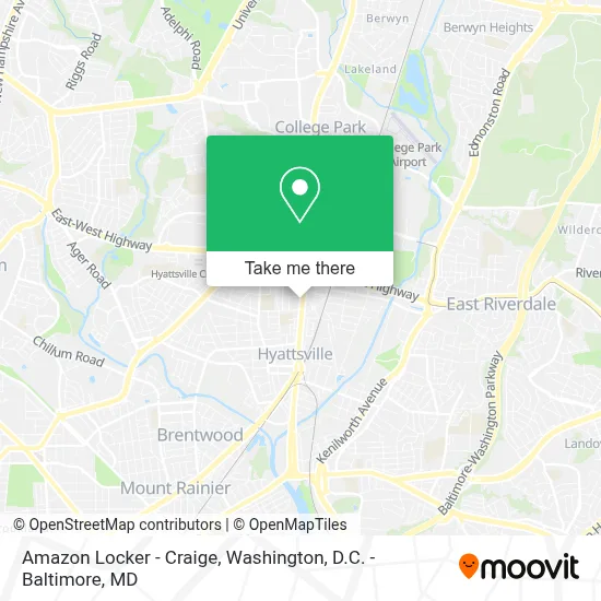 Amazon Locker - Craige map