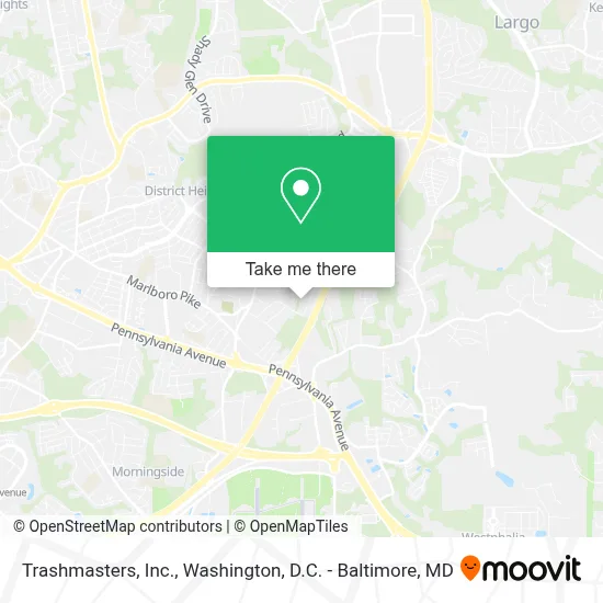 Trashmasters, Inc. map