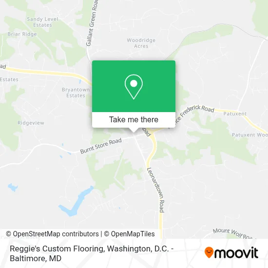 Reggie's Custom Flooring map