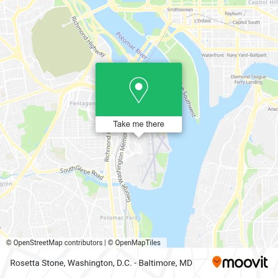Rosetta Stone map