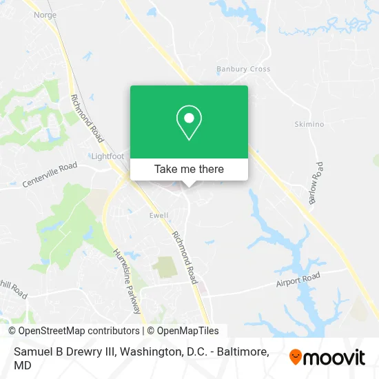 Samuel B Drewry III map