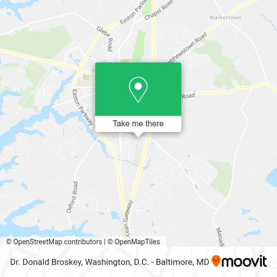 Dr. Donald Broskey map