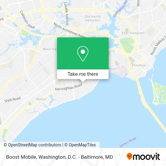 Boost Mobile map
